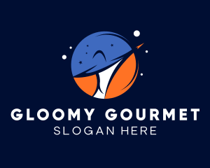 Galaxy Space Planet logo design