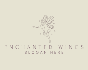 Fairy - Fairy Wing Fashion logo design