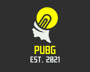 Idea - Light Bulb Head logo design