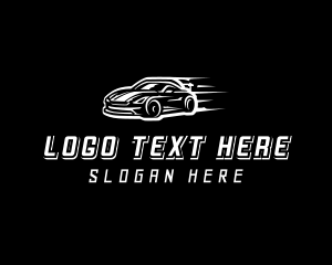 Turbo - Speed Racing Car logo design