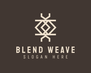 Ethnic Weave Print logo design