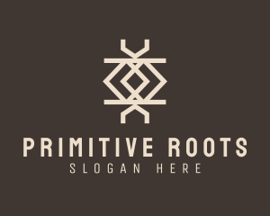 Ethnic Weave Print logo design