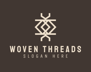 Ethnic Weave Print logo design