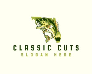 Florida Bass Fishing Logo