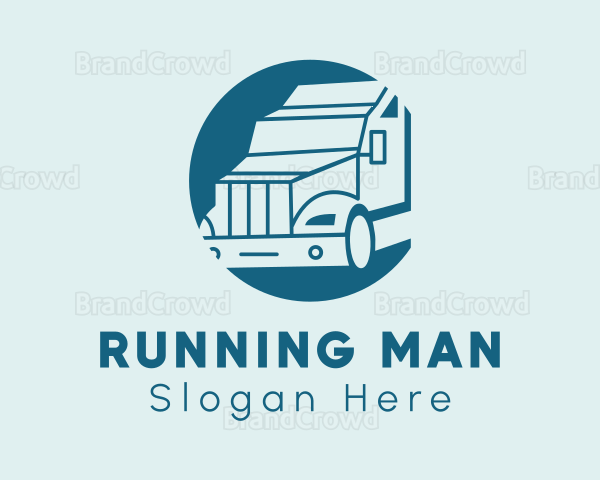 Trailer Trucking Company Logo