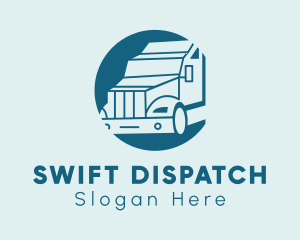 Dispatch - Trailer Trucking Company logo design