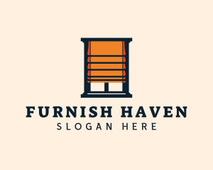 Window Shade Furnishing logo design