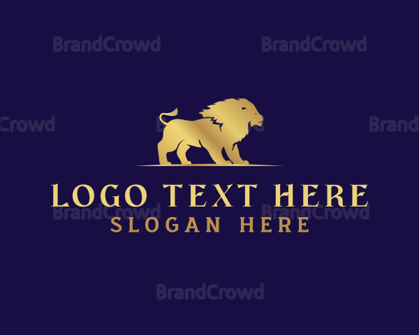 Lion Beast Luxury Logo