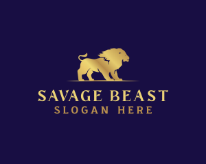 Beast - Lion Beast Luxury logo design