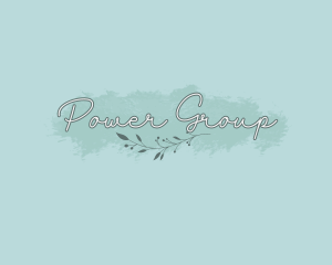 Wordmark - Feminine Floral Cursive logo design