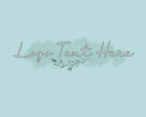 Scent - Feminine Floral Cursive logo design