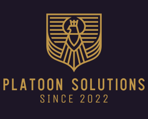 Platoon - Military Eagle Security logo design