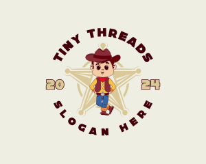 Cowboy Kid Star logo design