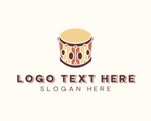 Culture - Native Drum Percussion logo design