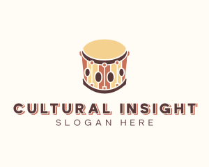 Native Drum Percussion logo design