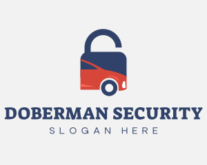 Car Lock Security logo design