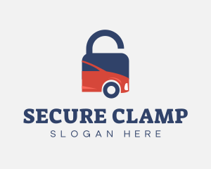 Car Lock Security logo design