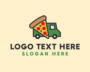 Home Delivery - Pizza Fast Food Delivery logo design