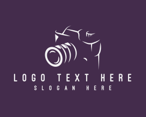 Nikon - Camera Lens Photography logo design