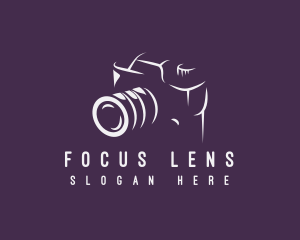 Camera Lens Photography logo design