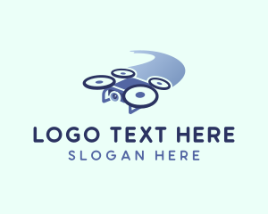 Flights - Drone Surveillance Security logo design