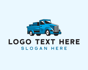 Automobile - Cargo Moving Transport logo design