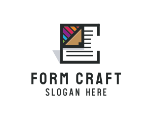 Form - Creative Document File logo design