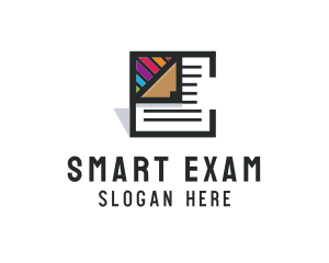 Exam - Creative Document File logo design