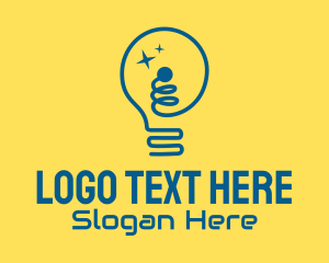 Modern Light Bulb Logo