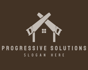 Improvement - Saw House Construction logo design