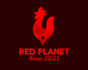 Fire Red Chicken Grill logo design