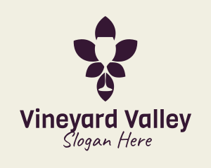 Winery - Wine Glass Winery logo design