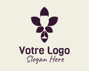 Beige - Wine Glass Winery logo design