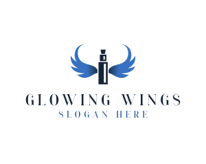 Vape Wings Smoking logo design