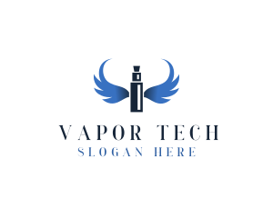 Vapor - Vape Wings Smoking logo design