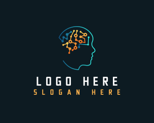 Therapist - Human Mental Tech logo design