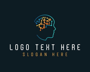 Ai - Human Mental Tech logo design