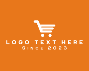 Supermarket - Ecommerce Shopping Cart logo design