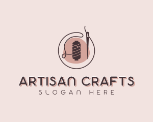 Crafts - Needle Thread Fashion Sewing logo design