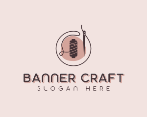 Needle Thread Fashion Sewing logo design