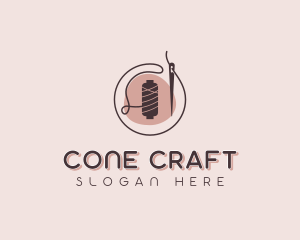 Needle Thread Fashion Sewing logo design