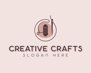 Crafts - Needle Thread Fashion Sewing logo design