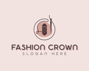 Needle Thread Fashion Sewing logo design