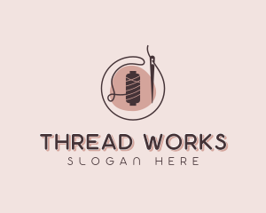 Needle Thread Fashion Sewing logo design