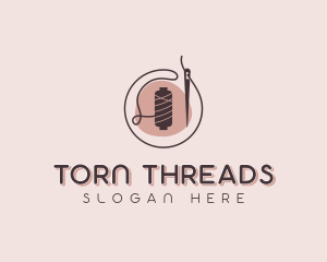 Needle Thread Fashion Sewing logo design