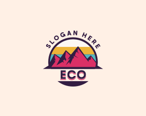 Mountain Hiking Adventure  Logo