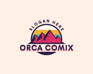 Mountain Hiking Adventure  Logo