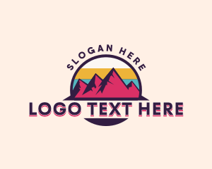 Mountain Hiking Adventure  Logo