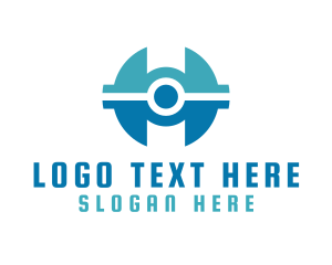 Industrial - Modern Tech Letter H logo design