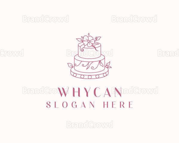 Dessert Bakery Cake Logo